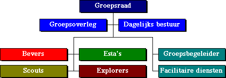 Organogram Stichting Scoutinggroep Dr. Moller